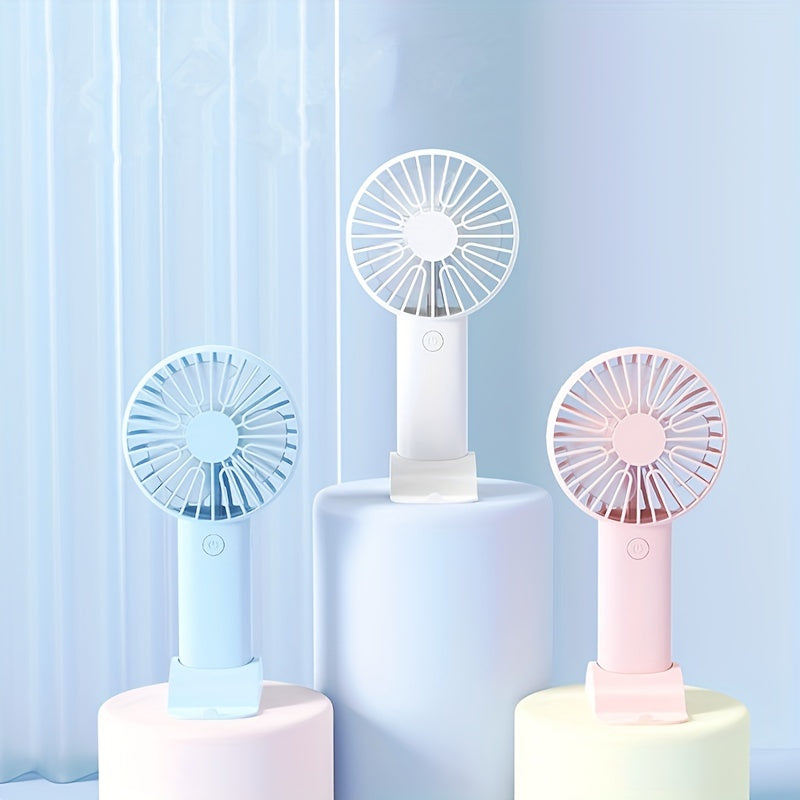 USB-Rechargeable Phone-Holder Mini Desk Fan