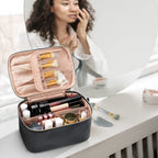 Travel Cosmetic Organizer for Makeup - Ideal Gift for Mother's Day