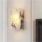 Cube Wall Light in Minimalist Marble Design