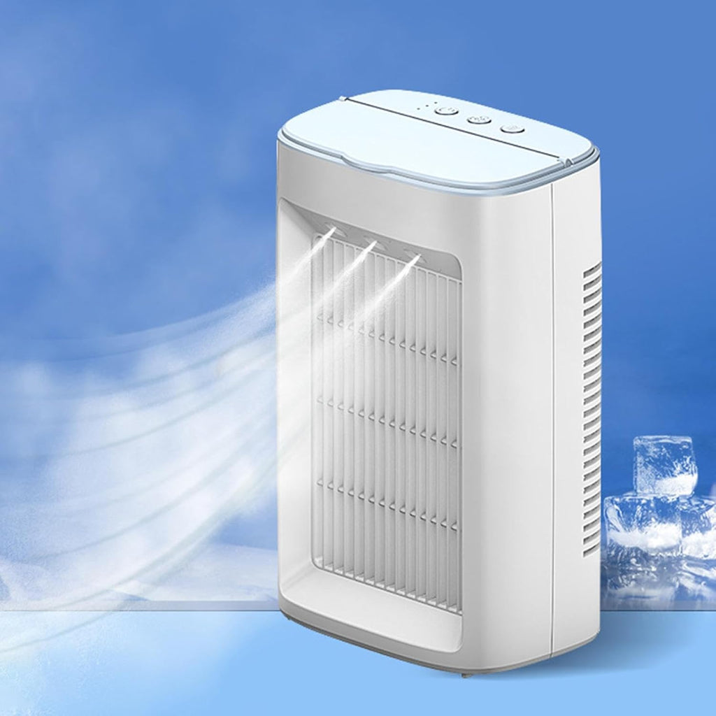 USB Cooling Fan and Humidifier - Compact Portable Air Conditioner