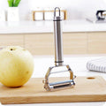 Vegetable Peeler Dual Blade Stainless Steel Ergonomic Safety Handle
