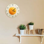 Sunny Delight Egg Wall Clock - Fun Kitchen Accent & Gift