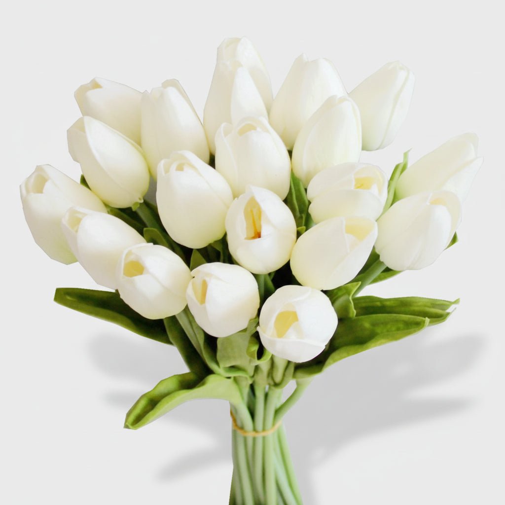 Realistic Touch Tulip Bouquet with Artificial Flowers for Mother's Day