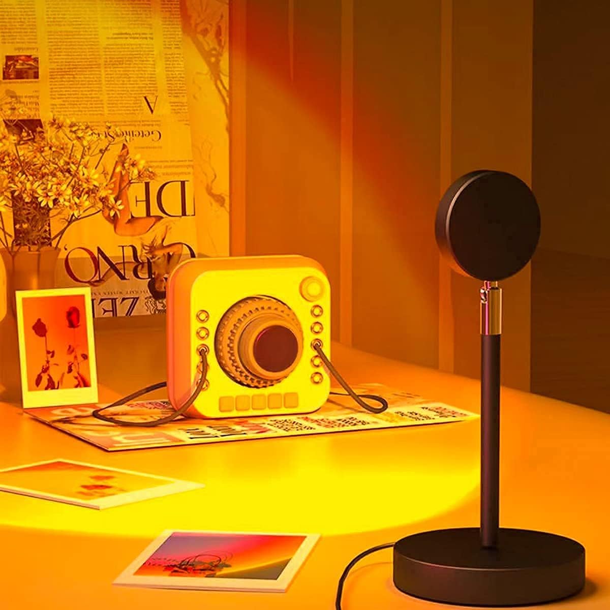 360-Degree Sunset Projector Mood Light
