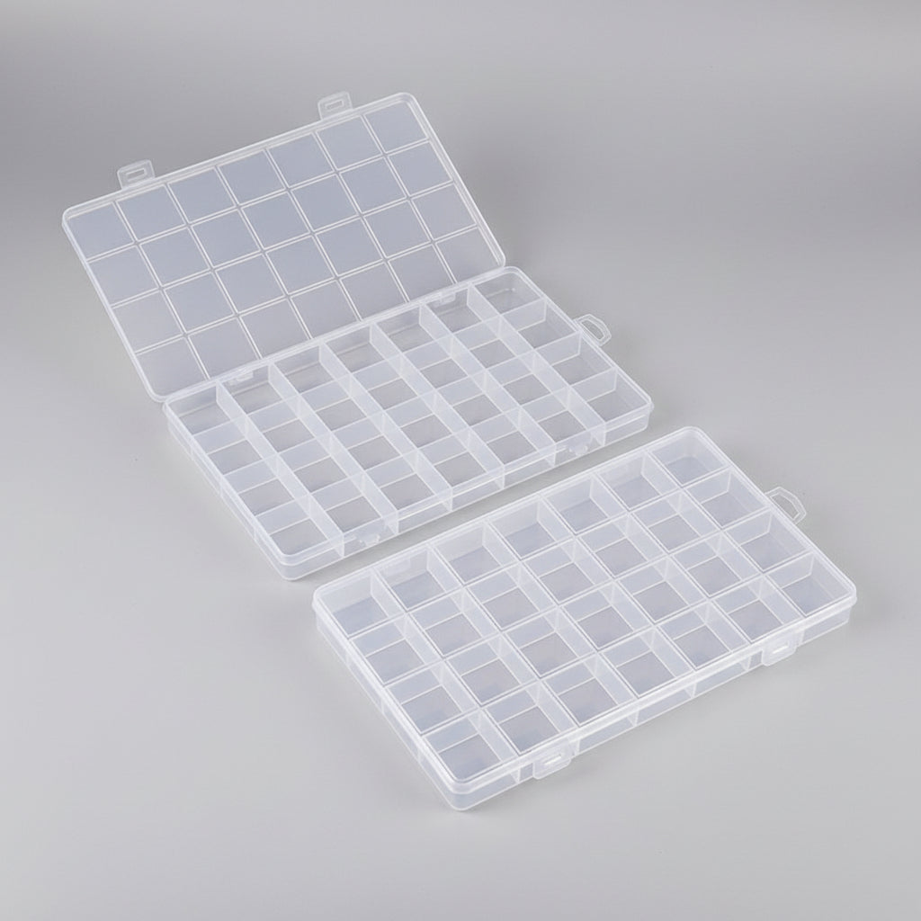 Plastic Organizer Case with Compartments for Mother's Day Storage