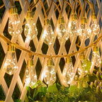 Solar-Powered Metal Outdoor String Lights (8 Modes)