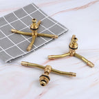 360° Adjustable Brass Garden Sprinkler – SpinJet Watering System