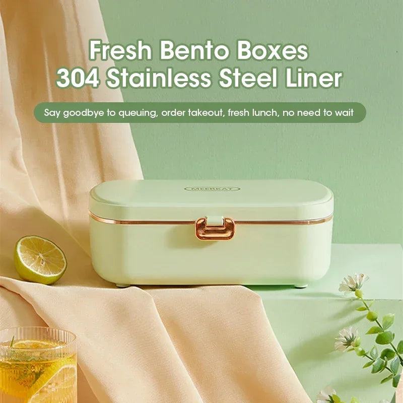 Electric Lunch Box Auto-Heating & Steaming 900ml Leak-Proof