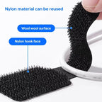 Cable Ties Self-Adhesive Reusable Pack of 10 or 20
