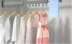 Wall-Mounted Clothes Drying Rack Foldable & Extendable Rust-Resistant Aluminum