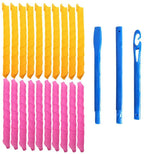 Curling Set Heatless Overnight 20 Rollers & 2 Hooks