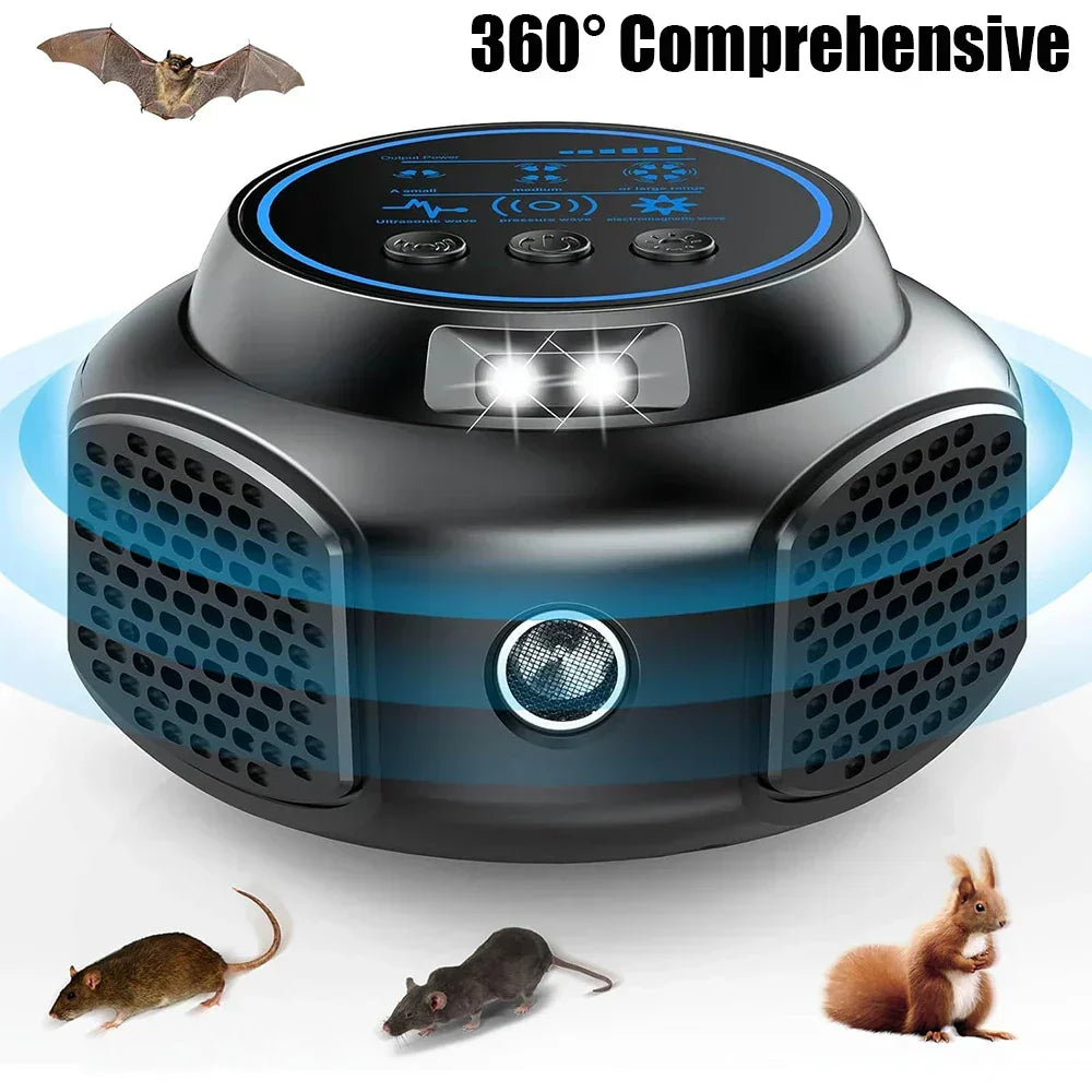 Rodent Repeller Plug-In Ultrasonic Multi-Mode 3900 Sq Ft