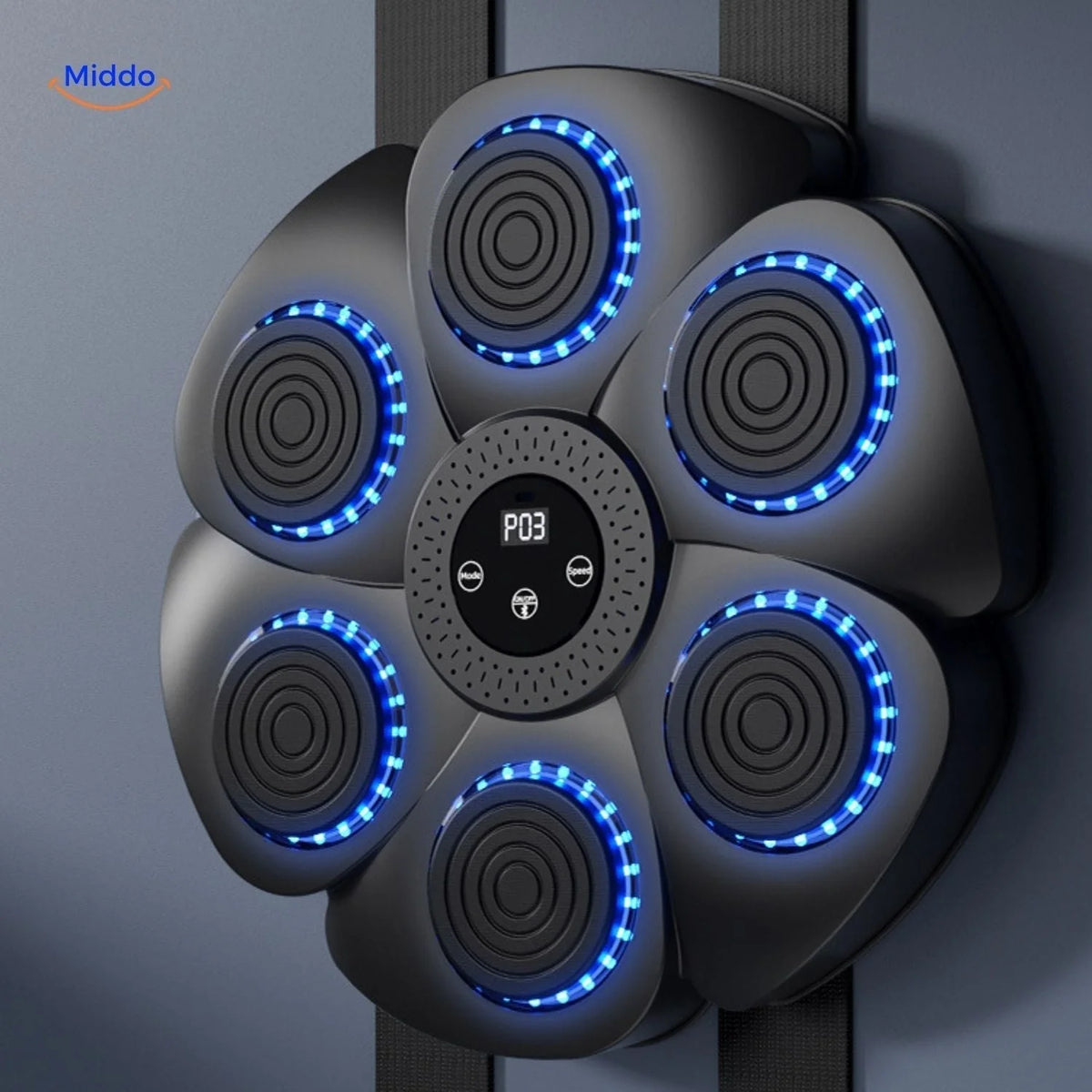 Smart Boxing Machine Interactive RGB Lighting & USB Rechargeable