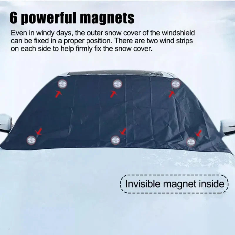 Windshield Cover Magnetic Waterproof & UV Resistant