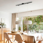 Adjustable Pendant Light Mount with Rotatable Ceiling Rail Track