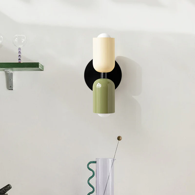 Contemporary Double Wall Light Fixture in Nordic Style