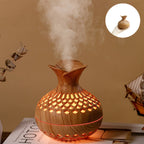 Wood-Grain LED USB-Powered Aroma Diffuser