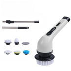 Electric Spin Cleaning Brush 9 Interchangeable Heads Rechargeable