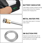 Pressure Washer Cordless 80 Bar Rechargeable