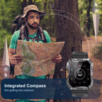 Smartwatch Rugged IP67 Long Battery Life Call & SOS