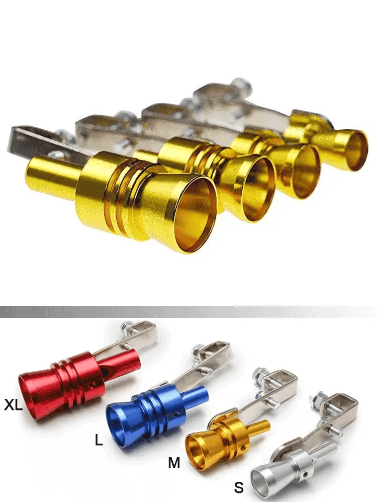 Exhaust Sound Amplifier Turbo Sound Universal Fit Aluminum Alloy