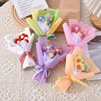 Handcrafted Mini Fabric Flower Bouquet for Mother's Day Gift