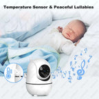 Baby Monitor 5-Inch HD Pan & Tilt Two-Way Talk