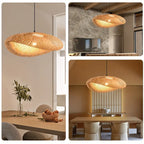 Handcrafted Rattan Pendant Light Shade in Bohemian Style