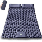 Camping Air Mattress Extra-Wide Diamond Top Dual Valve