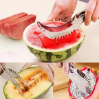 Fruit Slicer One-Motion Stainless Steel & Dishwasher-Safe