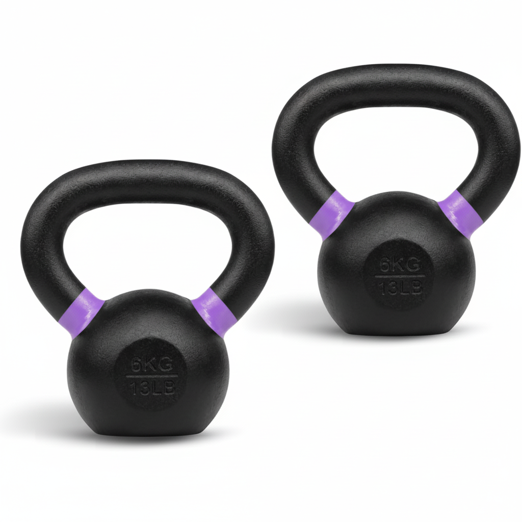 Cast Iron Kettlebell for Strength Training and Fitness Workouts