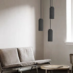 Elegant Ribbed White Pendant Light for Stylish Kitchens