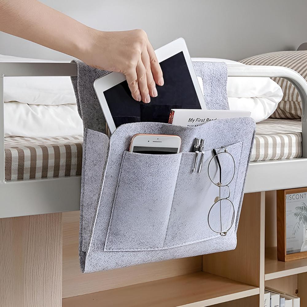 Multi-Functional Nightstand Storage Organizer