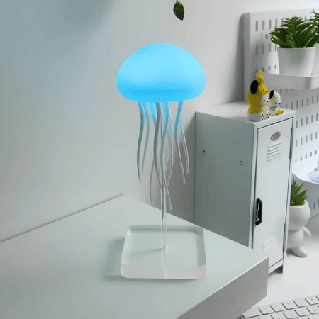 Color-Changing LED Jellyfish Lamp for Table Decoration