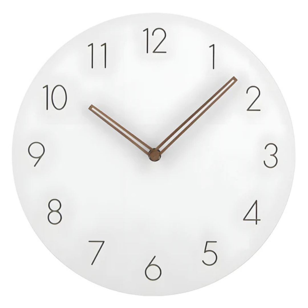 Contemporary Wooden Wall Clock with Minimalist Style