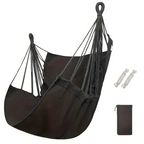 Outdoor Cotton Rope Swing Seat - Hanging Hammock Chair