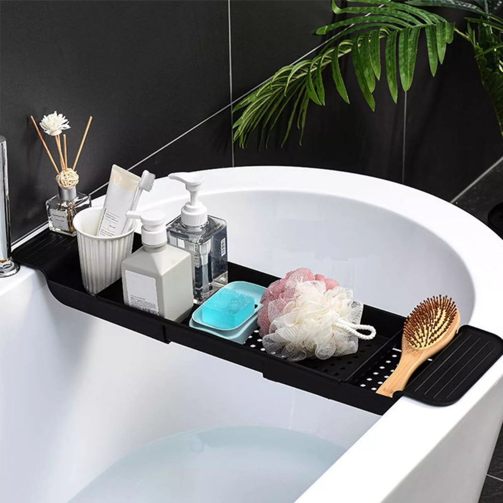 Adjustable Bath Caddy Tray for Bathtubs