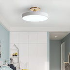 Stylish Dual-Tone LED Ceiling Fixture with Remote Dimming