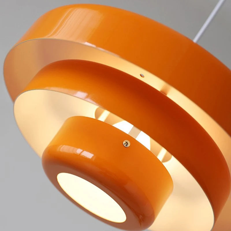 Sculpted Metal Pendant Lighting Fixture