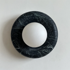 Elegant Indoor LED Wall Light Fixture - Modern Marble Sconce