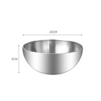ElegantNest 5-Piece Stainless Steel Mixing Bowl Set