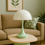 Table Lamp with Mushroom Design