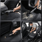 Compact Cordless Handheld Vacuum for Car Interior Cleaning