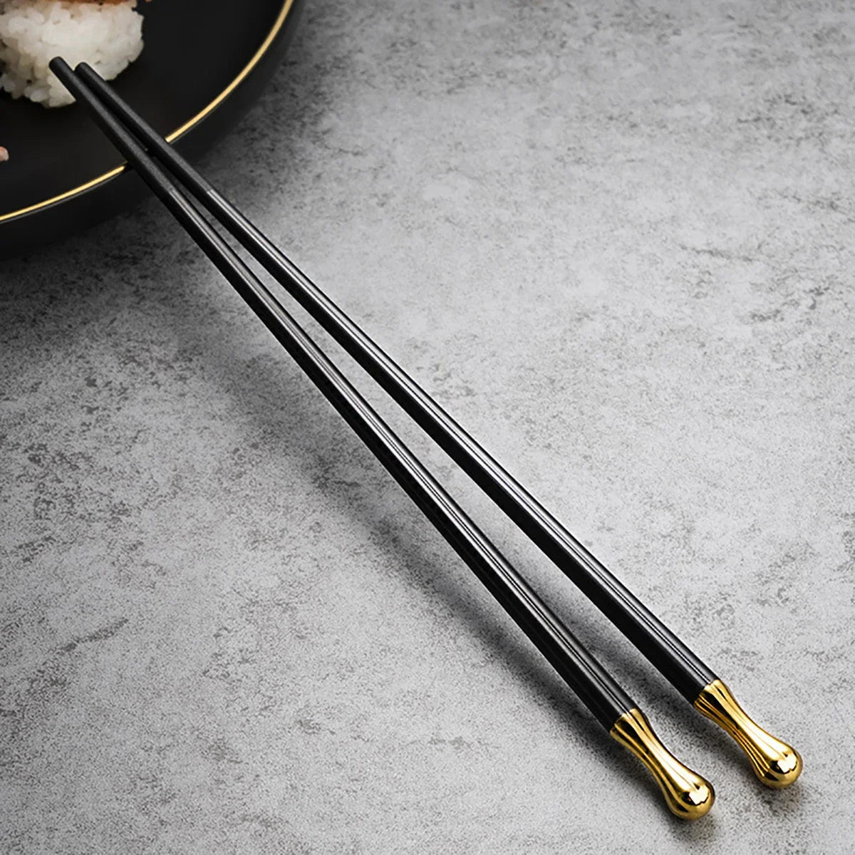 Chic Stainless Steel Chopstick Collection