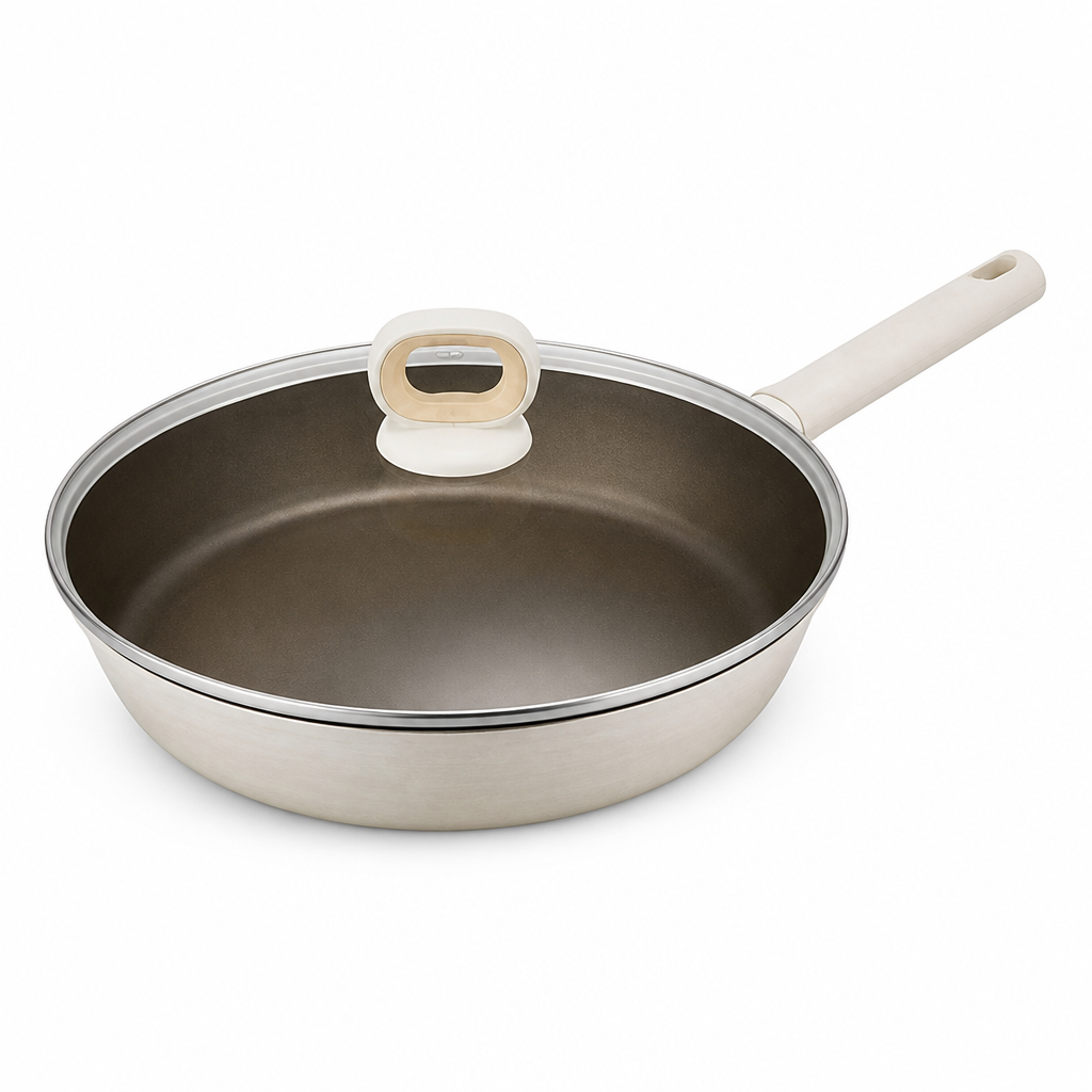 Titanium-Coated PFOA-Free Nonstick Frying Pan (Induction Compatible)