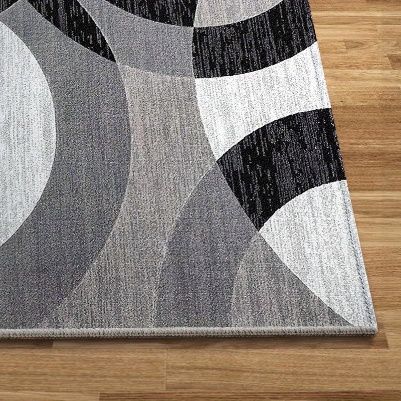 Geometric Soft Velvet Floor Mat – Non-Slip Rug for Home