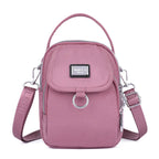 Handbag Ample Storage Multiple Zip Pockets Removable Strap