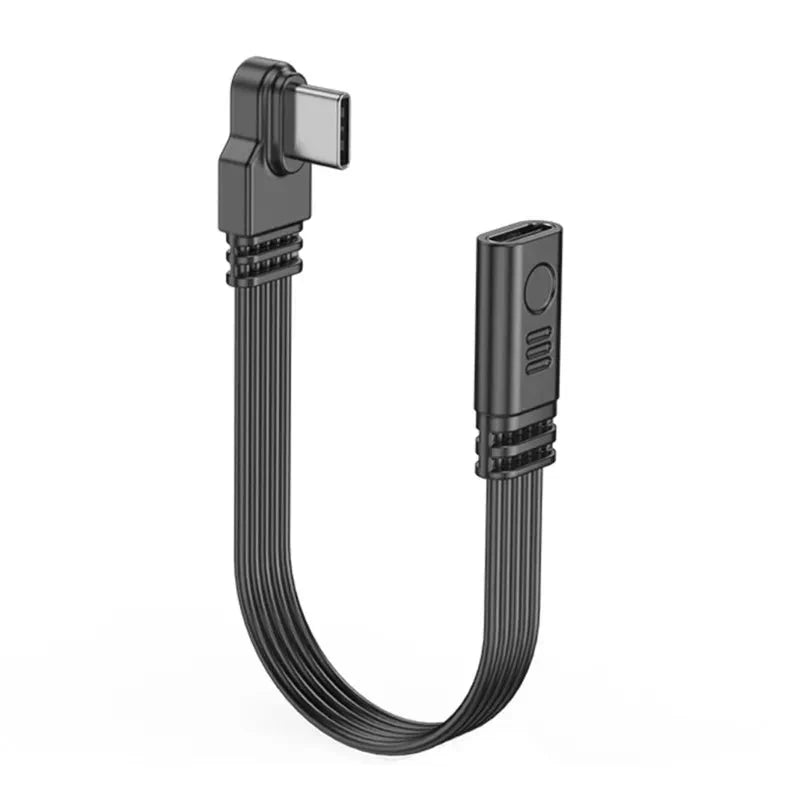 USB-C Cable Right-Angle 45W Fast Charging