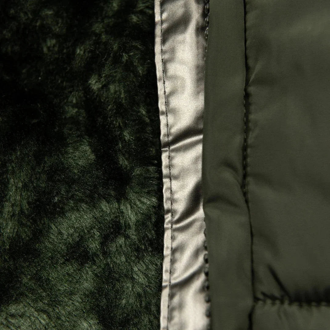 Women's Winter Coat Padded Waterproof Faux Fur Collar