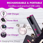 Wavesmith Wireless Curling Wand - Quick & Portable Styling